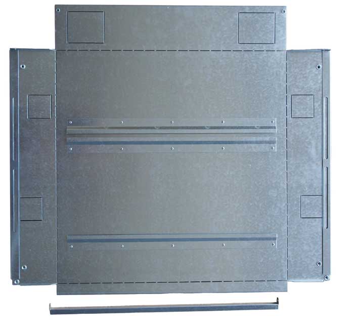 Vnitřní díl skříněk (vložka do stěny) - pozinkovaný RL505